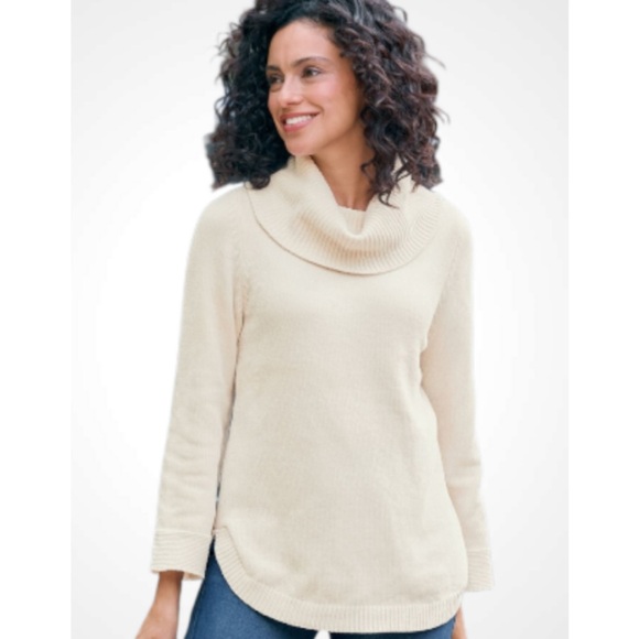 Soft Surroundings Sweaters - Soft Surroundings Soft Winds Chenille Tunic Cawl Neck Sweater Small